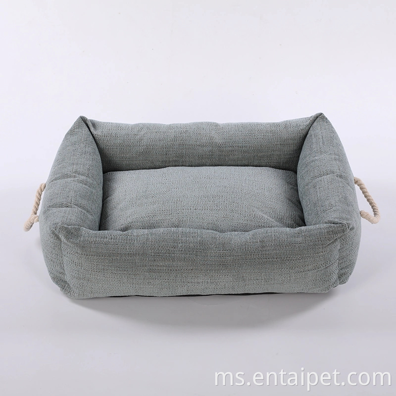 Jacquard Fabric Eco-Friendly Stocked Economy Economic High Dog Bed
